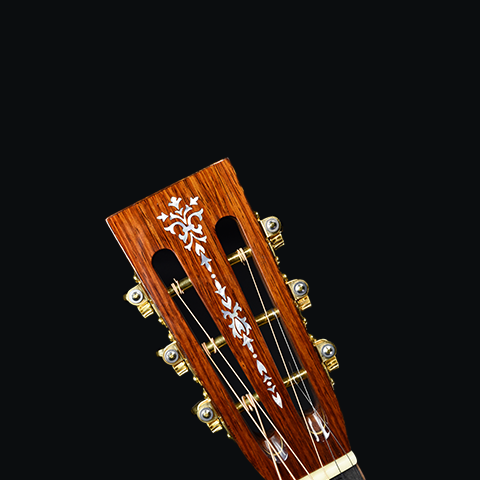 Red Deluxe | OOO Short Scale Torrified Adirondack Mexican Cocobolo