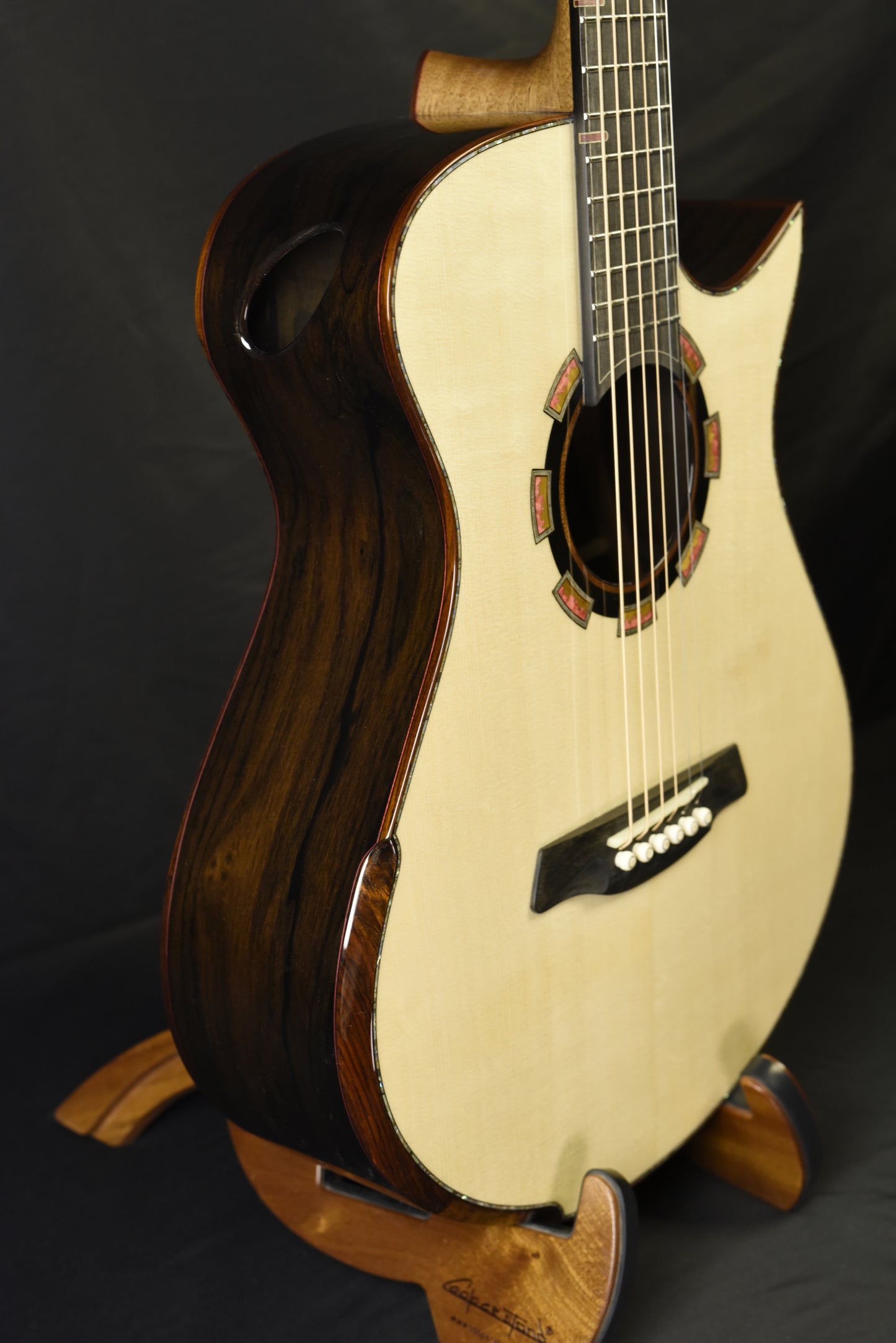 Blue Label | Vera OO Adirondack Mexican Ziricote | #280 | Hold (Image Corrected)