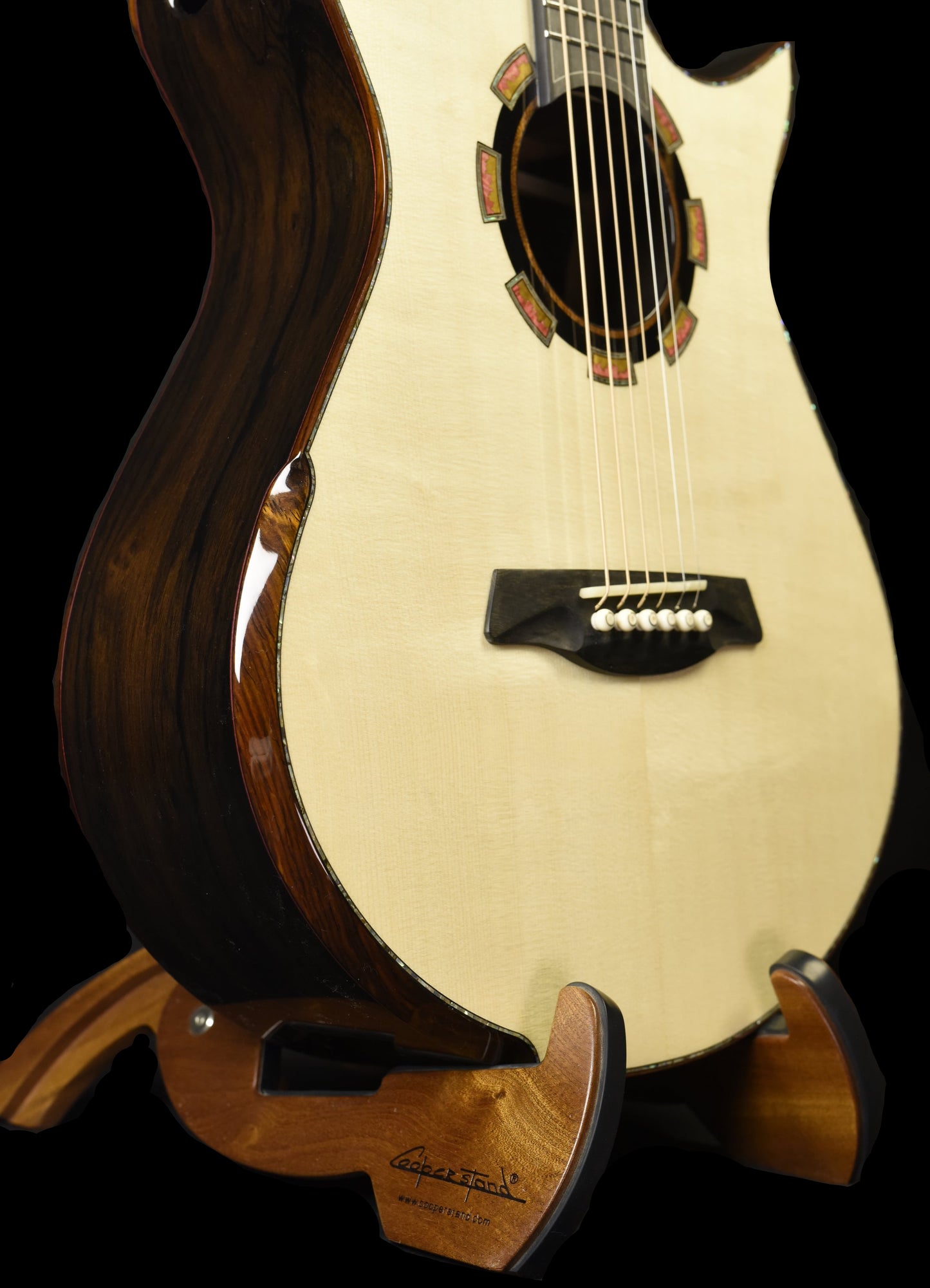 Blue Label | Vera OO Adirondack Mexican Ziricote | #280 | Hold (Image Corrected)