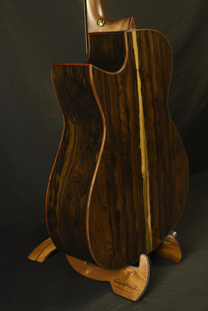 Blue Label | Deep OM Swiss Spruce Mexican Ziricote | #282 | Fan Fret