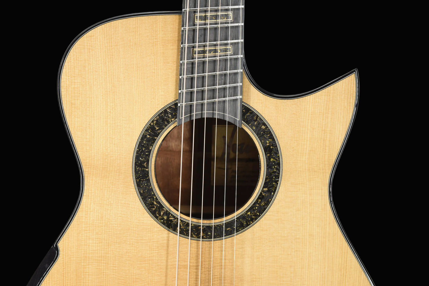 Gold Label | Deep OM Adirondack Mahogany Fanned Fret