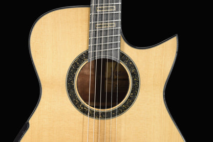 Gold Label | Deep OM Adirondack Mahogany Fanned Fret