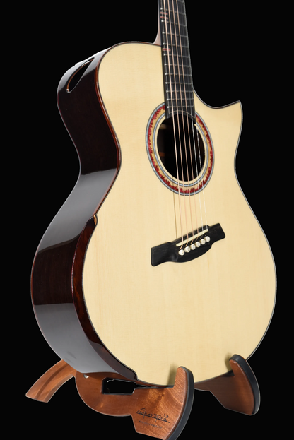 Blue Label | Modern '00' Swiss Moon Wenge | #288| Fanned Fret
