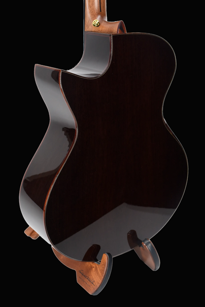 Blue Label | Modern '00' Swiss Moon Wenge | #288| Fanned Fret