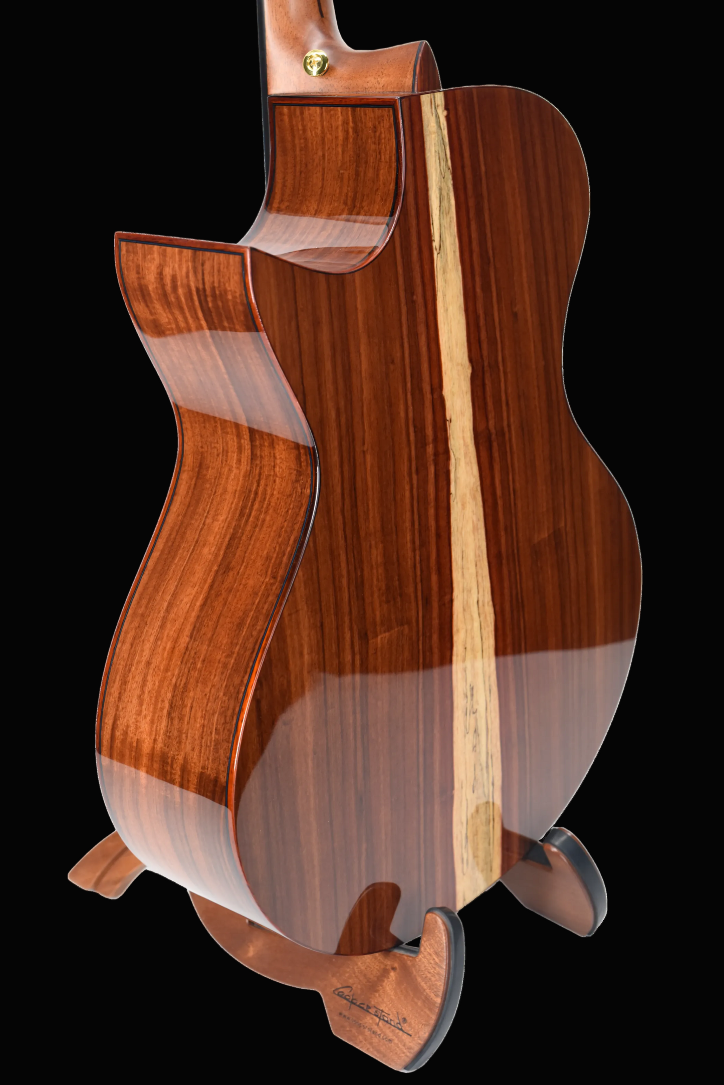 Blue Label | #309 | MJ Swiss Moon with Mexican Granadilo  | Fan Fret