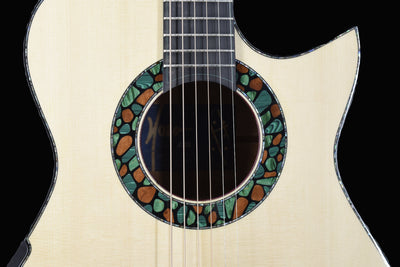 Blue Label | #313 | Deep OM Swiss Spruce Spalted Mango