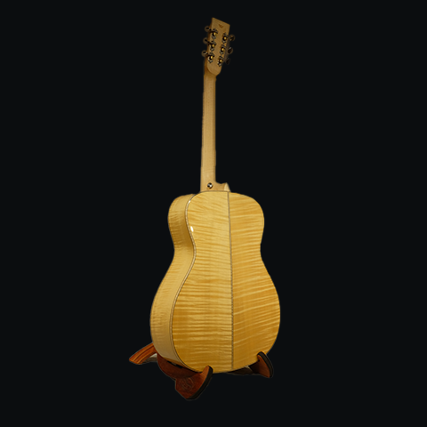 Red Label |  OM Torrefied Sitka Flamed Maple | Golden Era Maple Neck