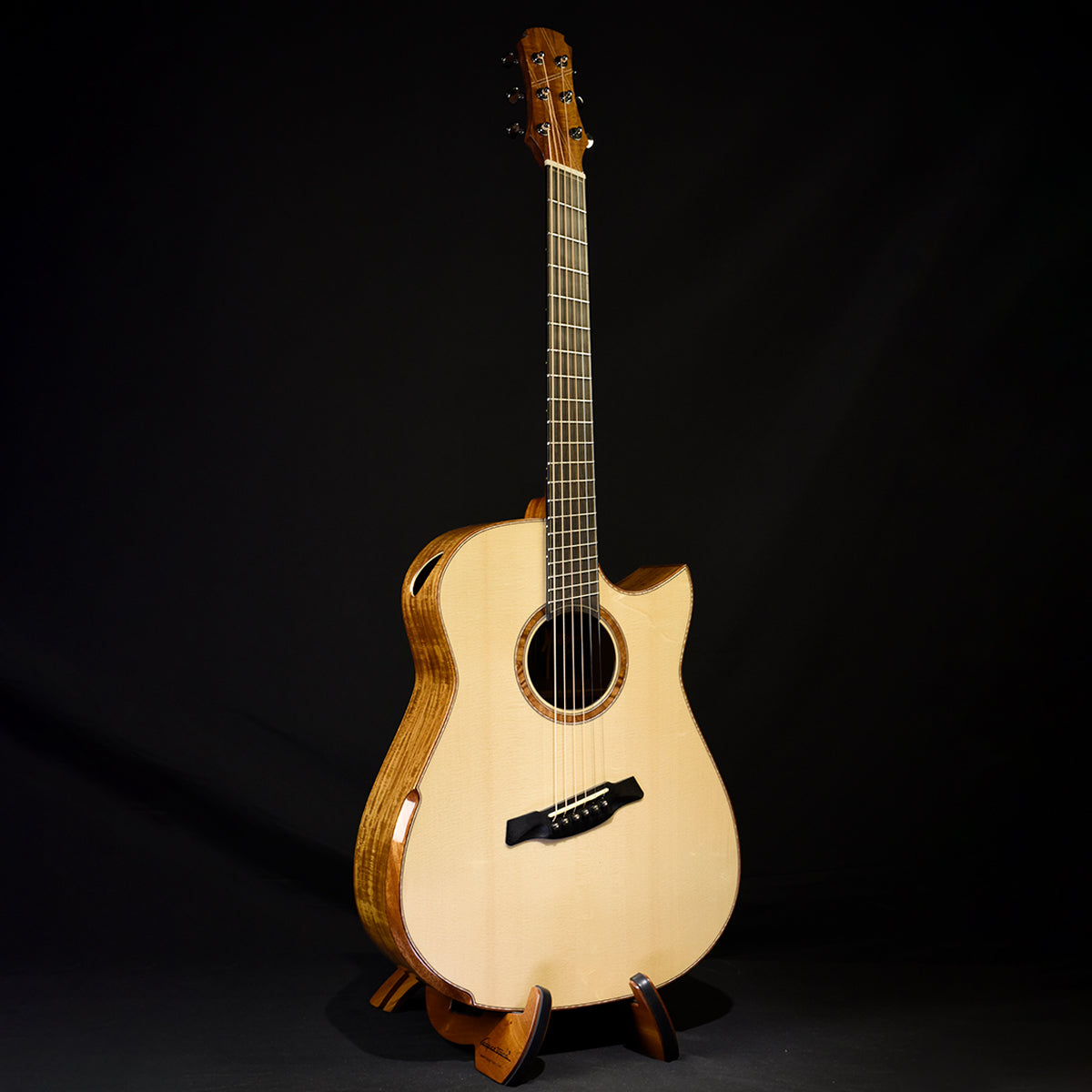 Black Label | MD Adirondack Pacific Koa Fan Fret