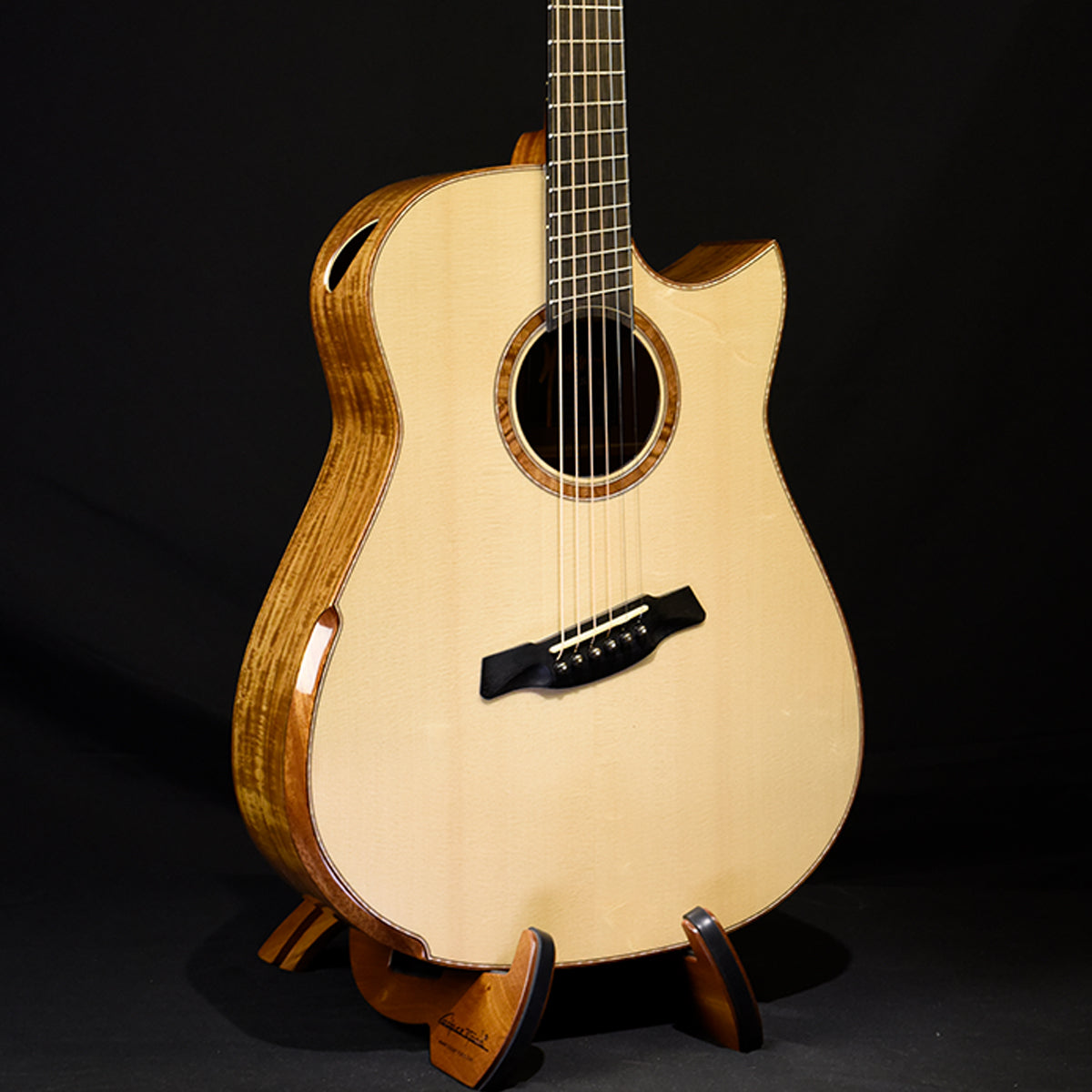 Black Label | MD Adirondack Pacific Koa Fan Fret