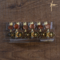 Gotoh Gold Slotted Headstock Tuners with Brown Knobs