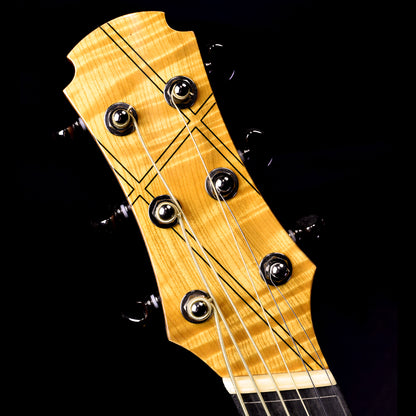Black Label | MJ Red Cedar Flamed Maple Baritone Fan Fret