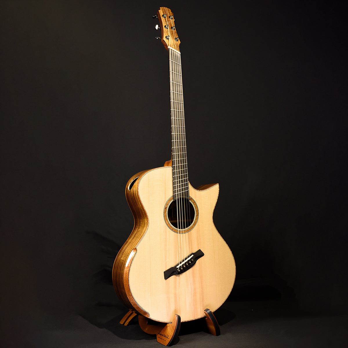 Black Label | MJ Adirondack Pacific Koa Fan Fret