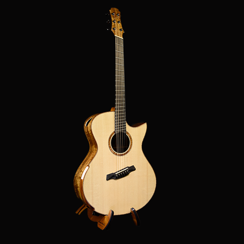 Black Label | MJ Sitka Spruce Pacific Koa Fan Fret
