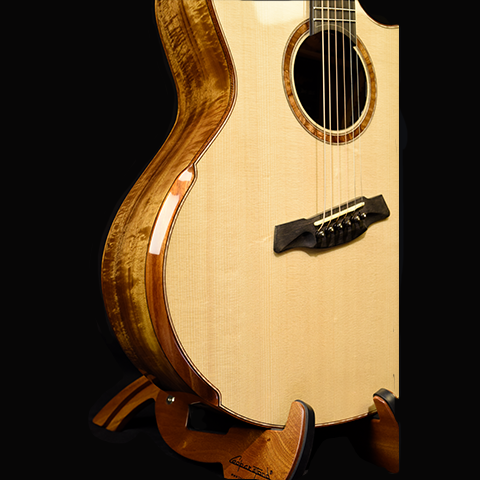 Black Label | MJ Sitka Spruce Pacific Koa Fan Fret