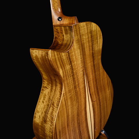 Black Label | MJ Sitka Spruce Pacific Koa Fan Fret