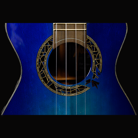 Green Label | Tenor German Spruce Mexican Cocobolo | Blue Burst