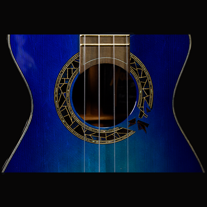 Green Label | Tenor German Spruce Mexican Cocobolo | Blue Burst