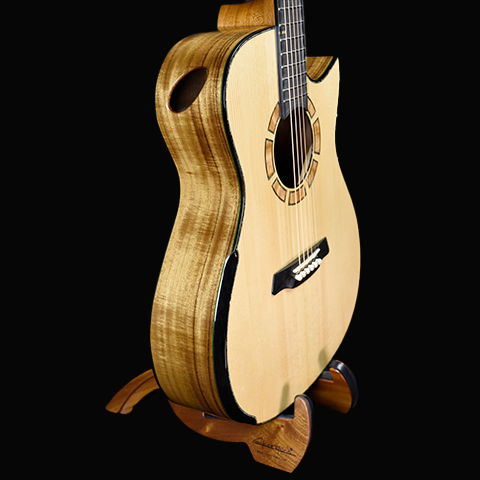 Blue Label | Deep OM Adirondack Pacific Koa | #127 HOLD