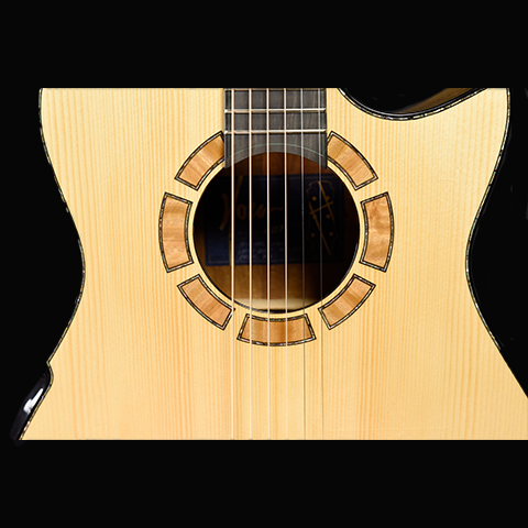 Blue Label | Deep OM Adirondack Pacific Koa | #127 HOLD