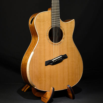 Black Label | Deep OM Torrified Red Cedar African Mahogany