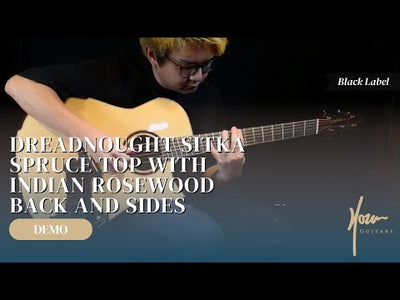 Black Label | MD Torrified Sitka Spruce Indian Rosewood Fan Fret