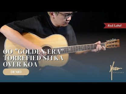 Red Label | OO Torrefied Sitka Pacific Koa | Golden Era Slotted Headstock