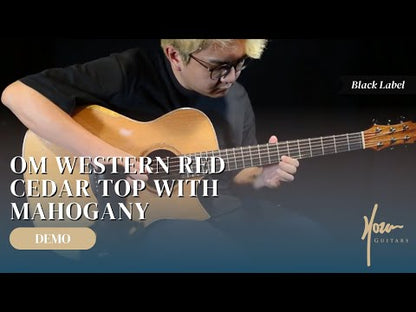 Black Label | Deep OM Red Cedar African Mahogany
