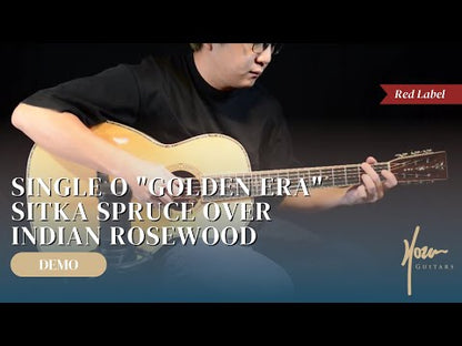 Red Label | O Torrefied Sitka Indian Rosewood | Slotted Headstock Golden Era