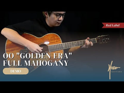 Red Label | OO Torrefied Mahogany African Mahogany | Slotted Headstock Golden Era