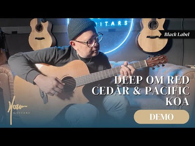 Black Label | Deep OM Torrified Red Cedar Pacific Koa