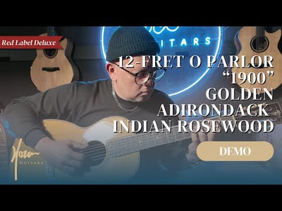 Red Deluxe | 1900s Vintage | O Torrefied Sitka Indian Rosewood -