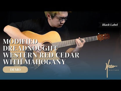 Black Label | MD Red Cedar African Mahogany Fan Fret