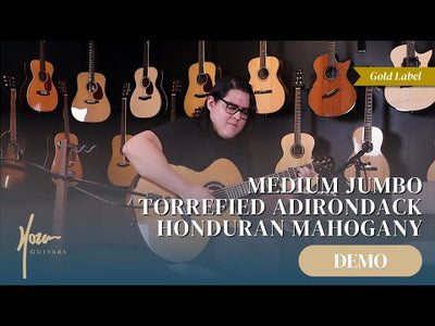Gold Label | MJ Adirondack Mahogany Fanned Fret