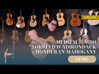 Gold Label | MJ Adirondack Mahogany Fanned Fret