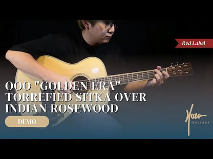 Red Label | 000 Short Scale Torrefied Adirondack Indian Rosewood