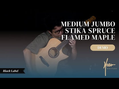 Black Label | MJ Sitka Spruce Flamed Maple