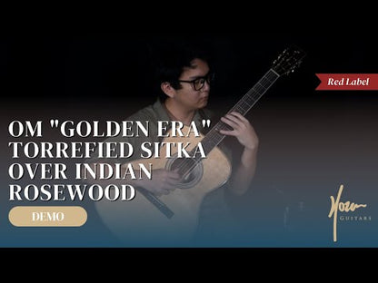 Red Label | OM Torrefied Sitka Indian Rosewood | Slotted Headstock Golden Era
